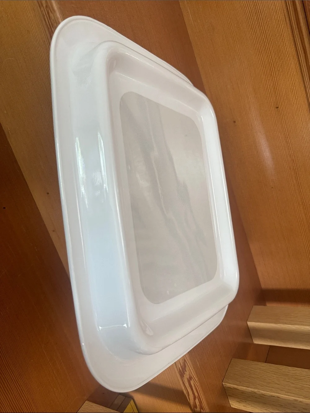 VTG Corning ware white Microwave Browner Grill Tray MW3
